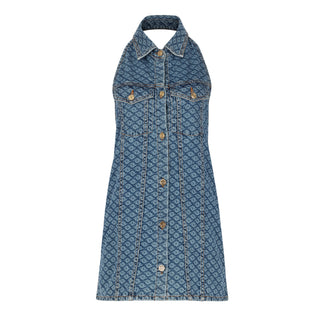 Icon Denim Halter Dress